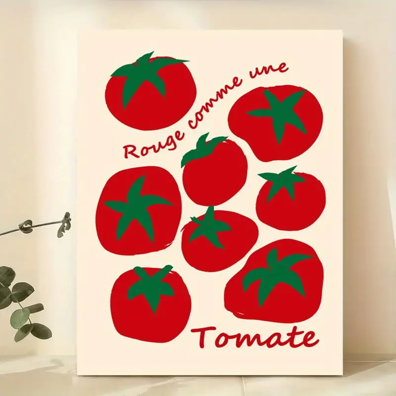 Home Decor Nz - Moderne Kleurrijke Rode Tomaten Wall Art