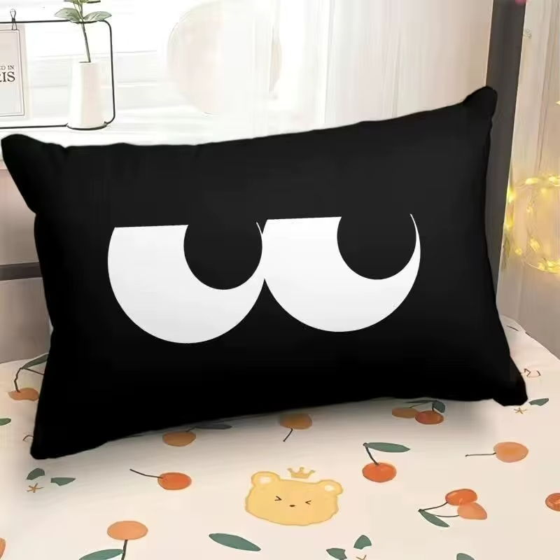 Home Decor Emoji - Grappige Emoji kussensloop rechthoekige decoratieve kussenhoes