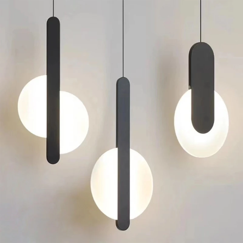 Hanging Moon Lamp - LED-hanglampen Moderne hanglampen Kroonluchters Binnenverlichting Woondecoratie