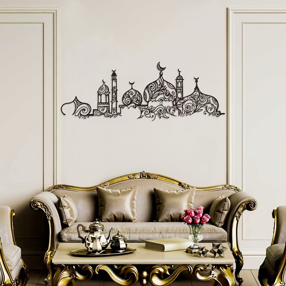 Home Decor Rustic - CIFBUY IJzeren Wanddecoratie Islamitische Moskee Bloemmotief