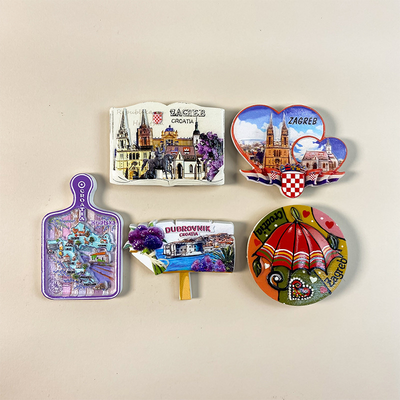 Home Decor Zagreb - Kroatië Zagreb Toeristische Souvenirs Creatieve 3D
