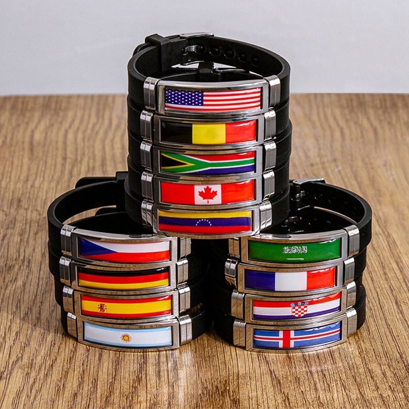Home Decor Canada - Mode Nationale Vlag Armband Usa France