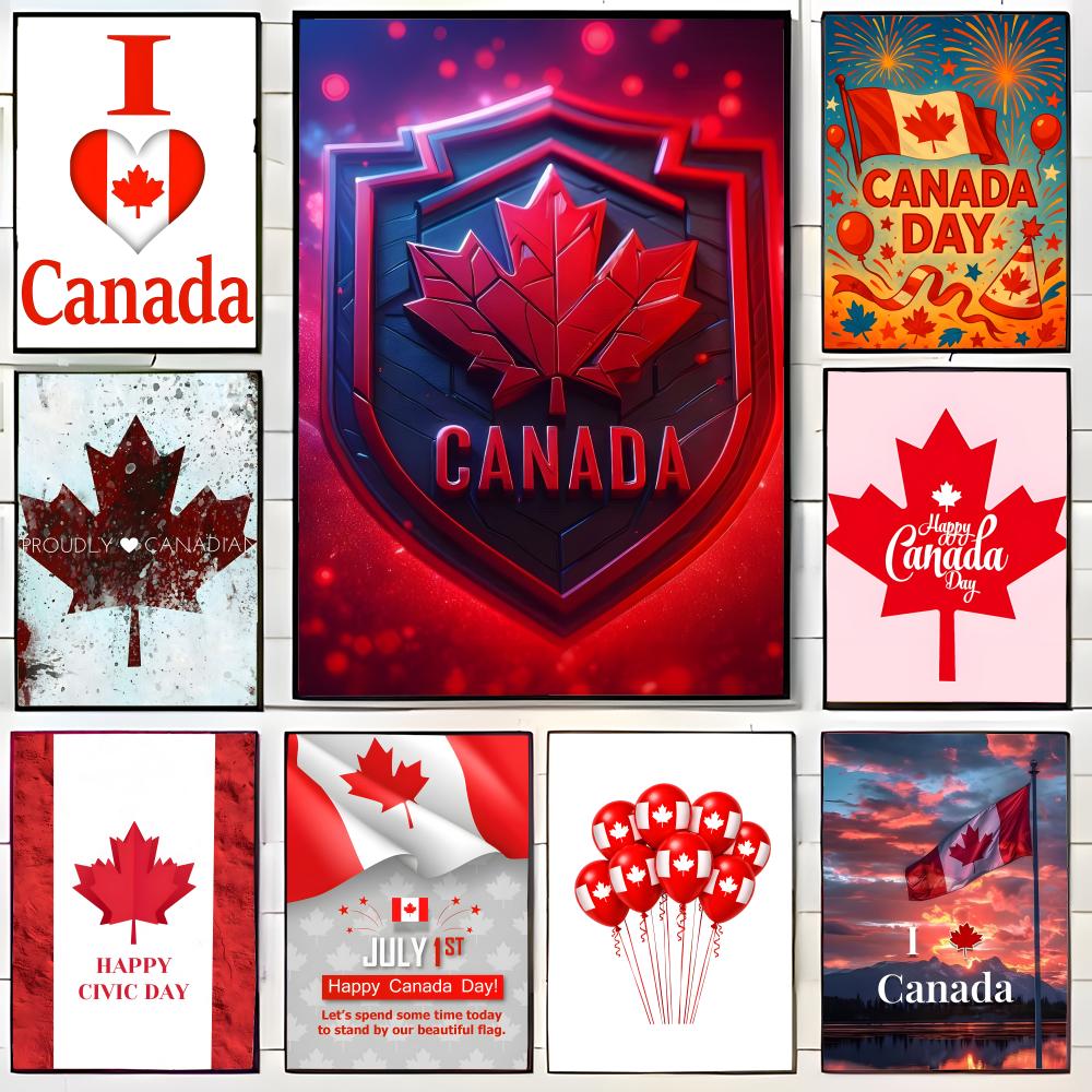 Home Decor Canada - Canada Day Poster Wall Art Print