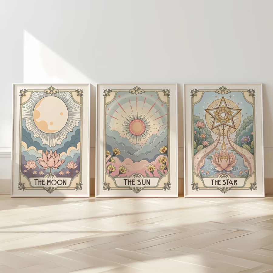 Home Decor Nz - Moderne Boho Tarot Zon En Maan