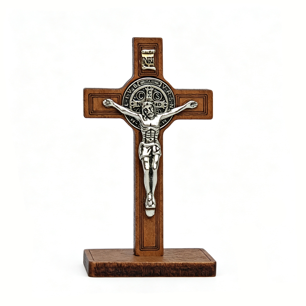Home Decor Nz - St. Benedictus Staand Kruis Houten Kruis