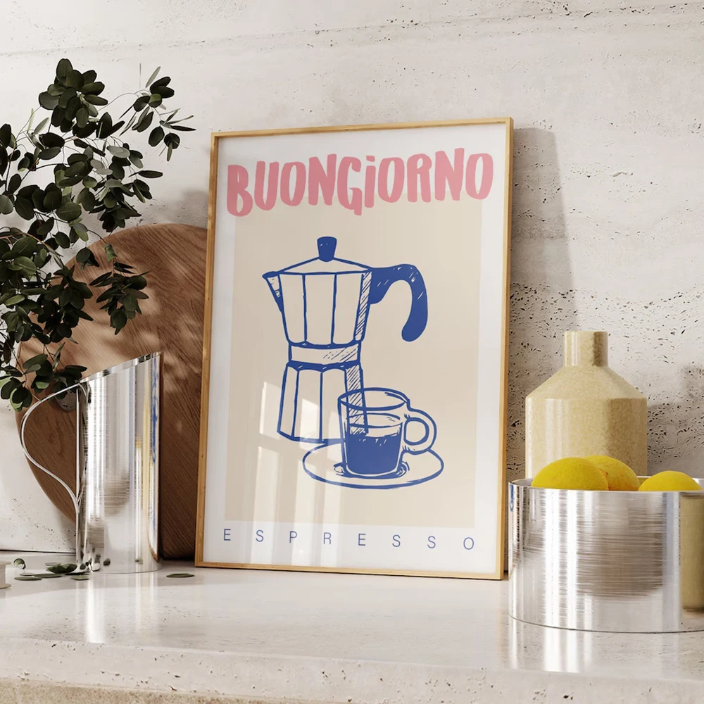 Home Decor Nz - Moderne koffie espresso kunst aan de