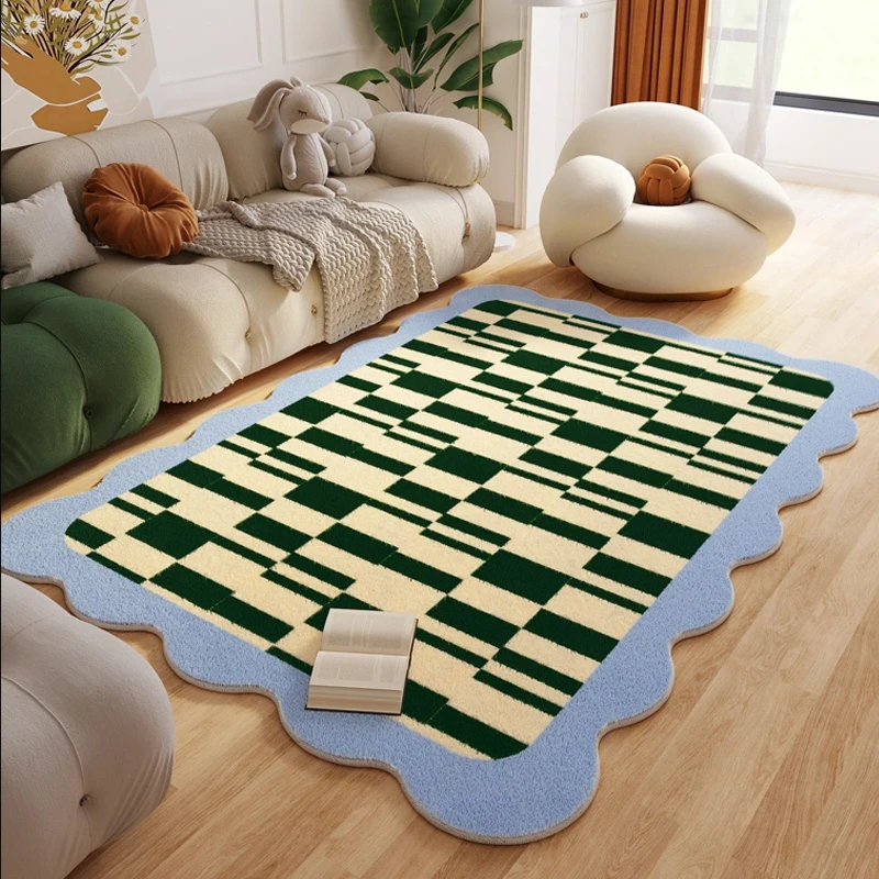 Home Decor Ig - Moderne geruite tapijten voor woonkamer en