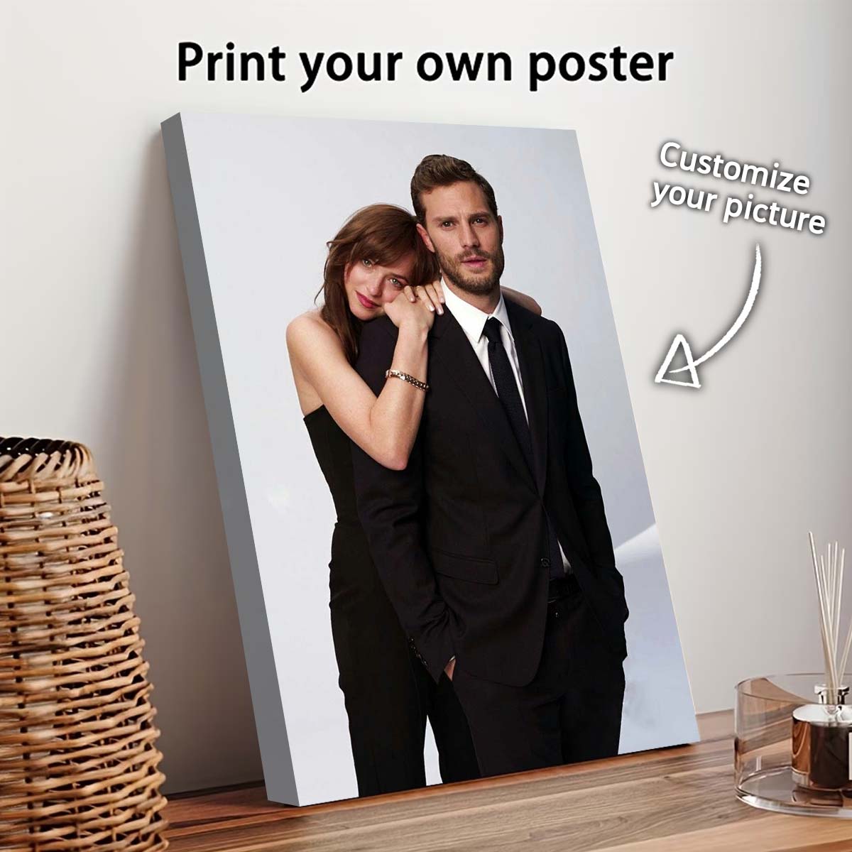 Home Decor Rustic - Op maat gemaakte canvas schilderij van