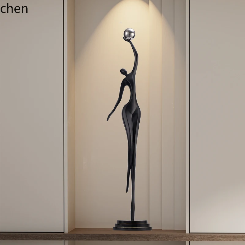 Abstract Sculpture Resin - Abstracte menselijke sculptuur ornament, hoogwaardig wanddecoratie
