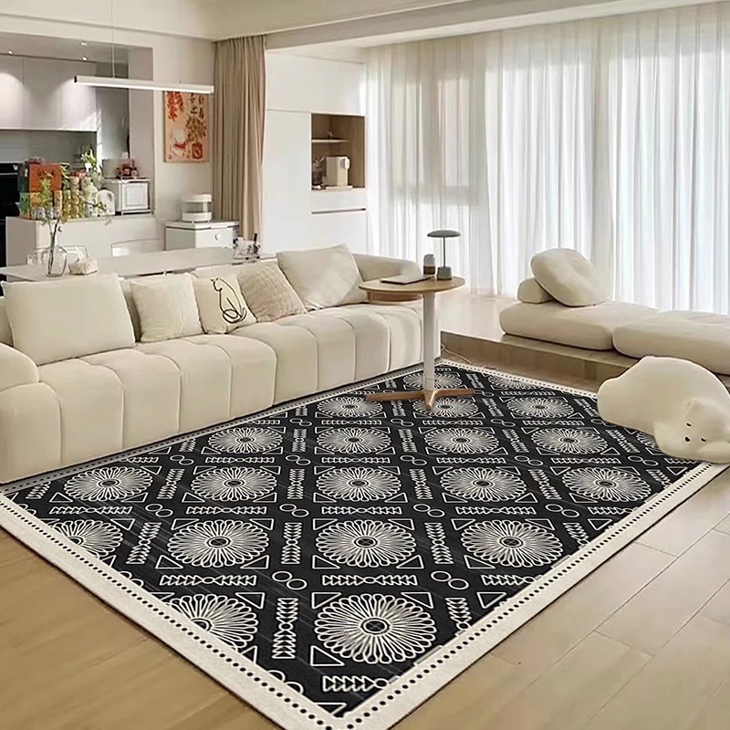 Home Decor Ig - Vintage woonkamertapijt Geavanceerde slaapkamer geruite huisdecoratie