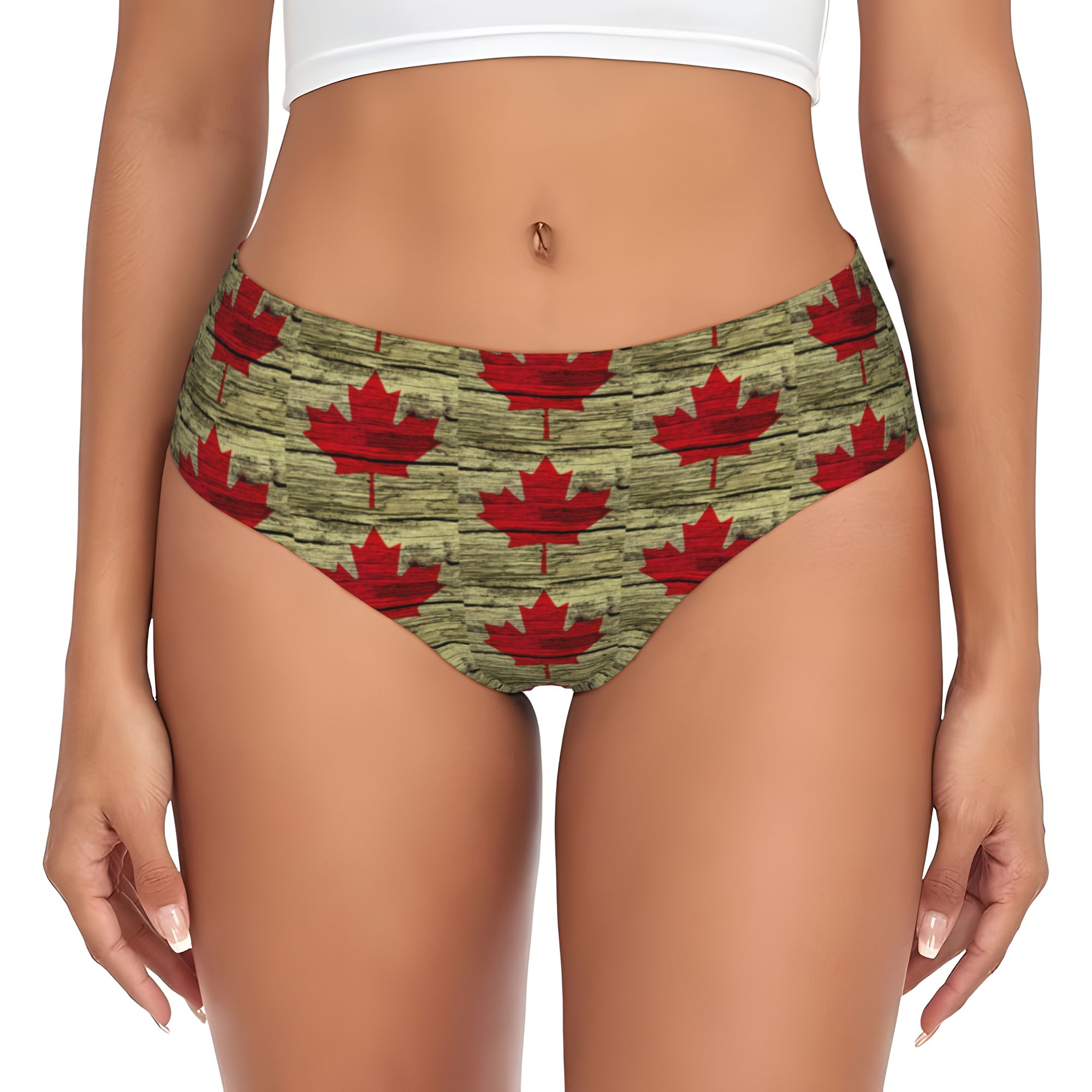 Home Decor Canada - Canada Flag Patriotism Korte slipje Dames