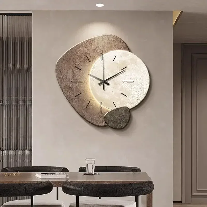 Wall Clock Silent - 2025, moderne klok met lichtontwerp, klok,
