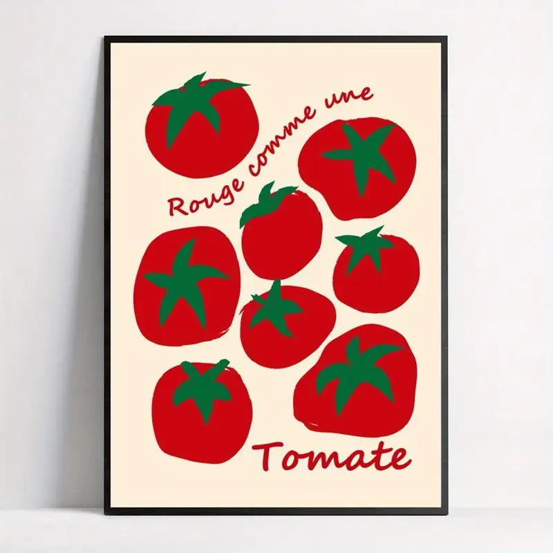 Moderne Kleurrijke Rode Tomate - Home Decor Nz recensie en prijs
