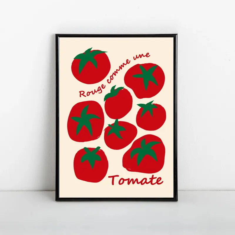Moderne Kleurrijke Rode Tomate - Home Decor Nz recensie en prijs