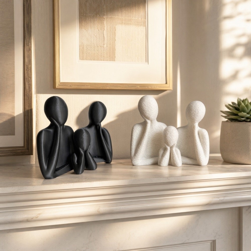 Paar die elkaar omhelst - Abst - Abstract Sculpture Resin recensie en prijs