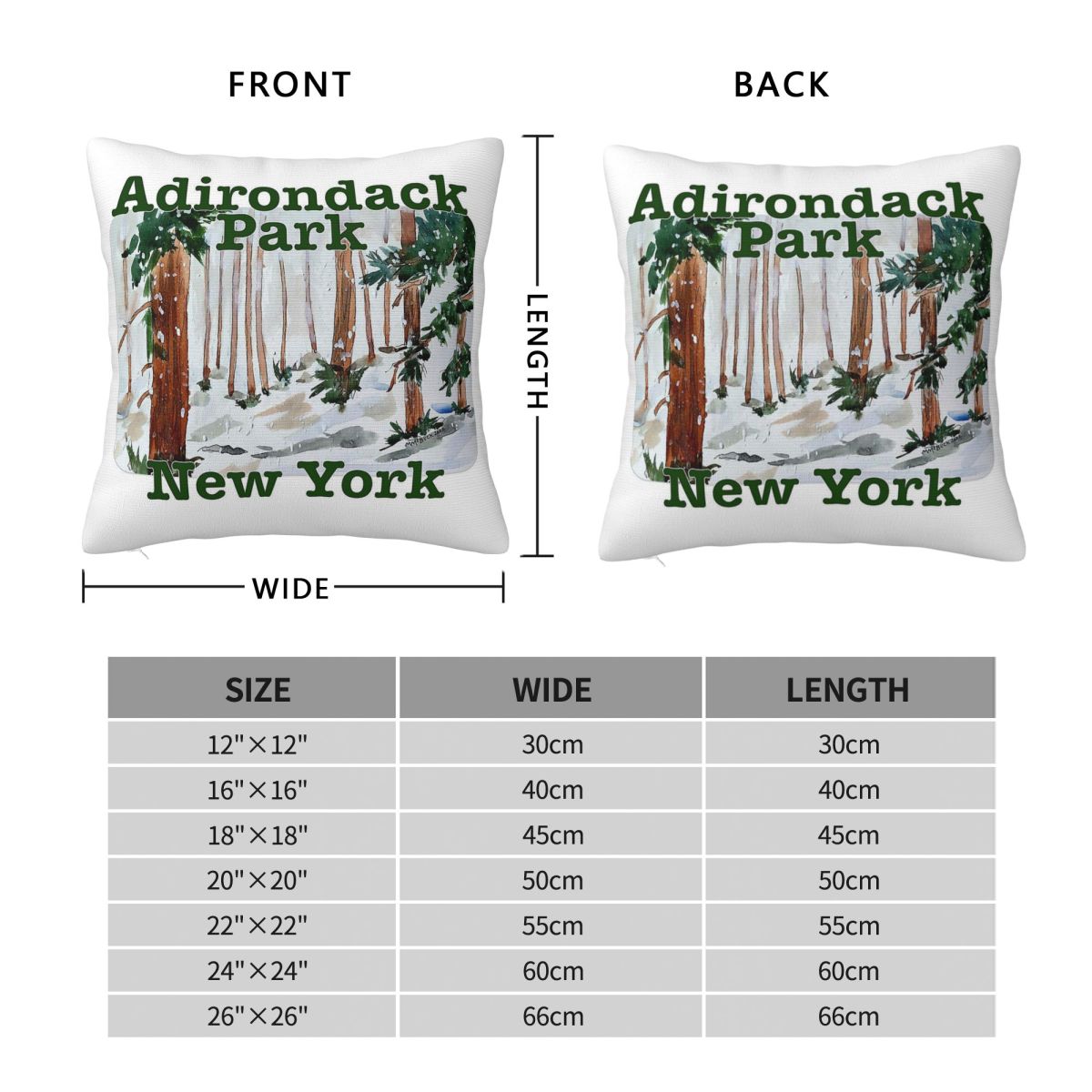 Adirondack Park New York Kusse - Home Decor New York recensie en prijs