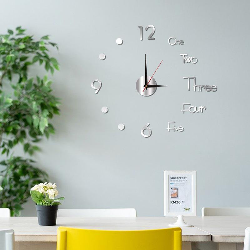 Lichtgevende doe-het-zelf-wand - Wall Clock Silent recensie en prijs