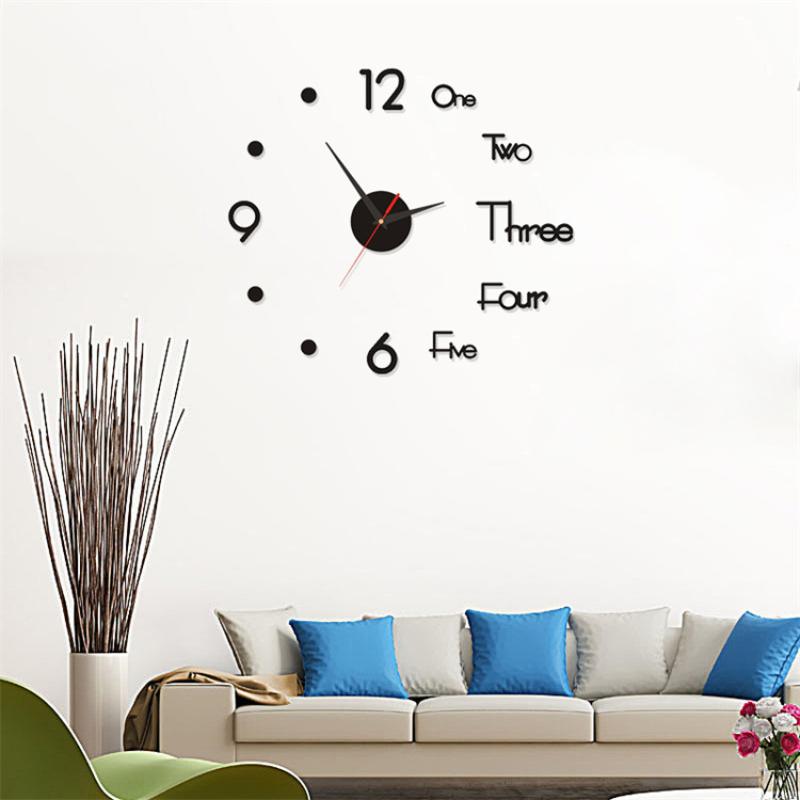 Lichtgevende doe-het-zelf-wand - Wall Clock Silent recensie en prijs