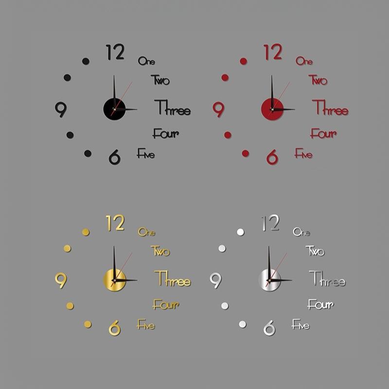 Lichtgevende doe-het-zelf-wand - Wall Clock Silent recensie en prijs