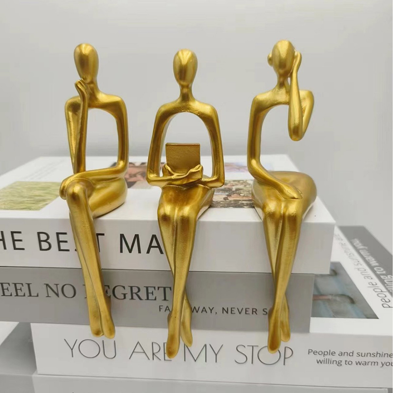 Denker standbeeld abstracte fi - Abstract Sculpture Resin recensie en prijs
