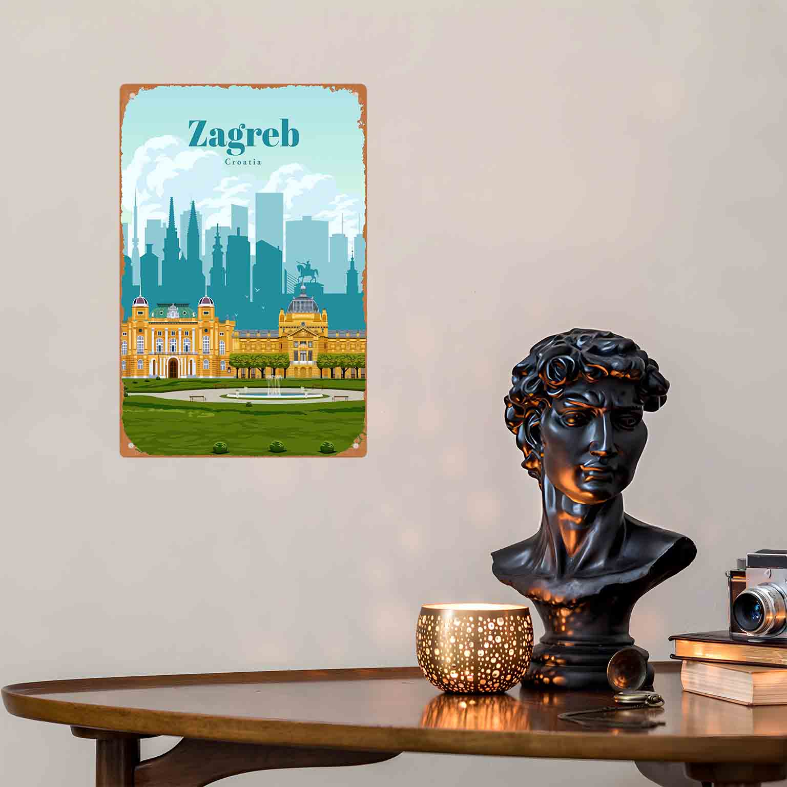 2D FLAT 1pc Zagreb Kroatië Sta - Home Decor Zagreb recensie en prijs