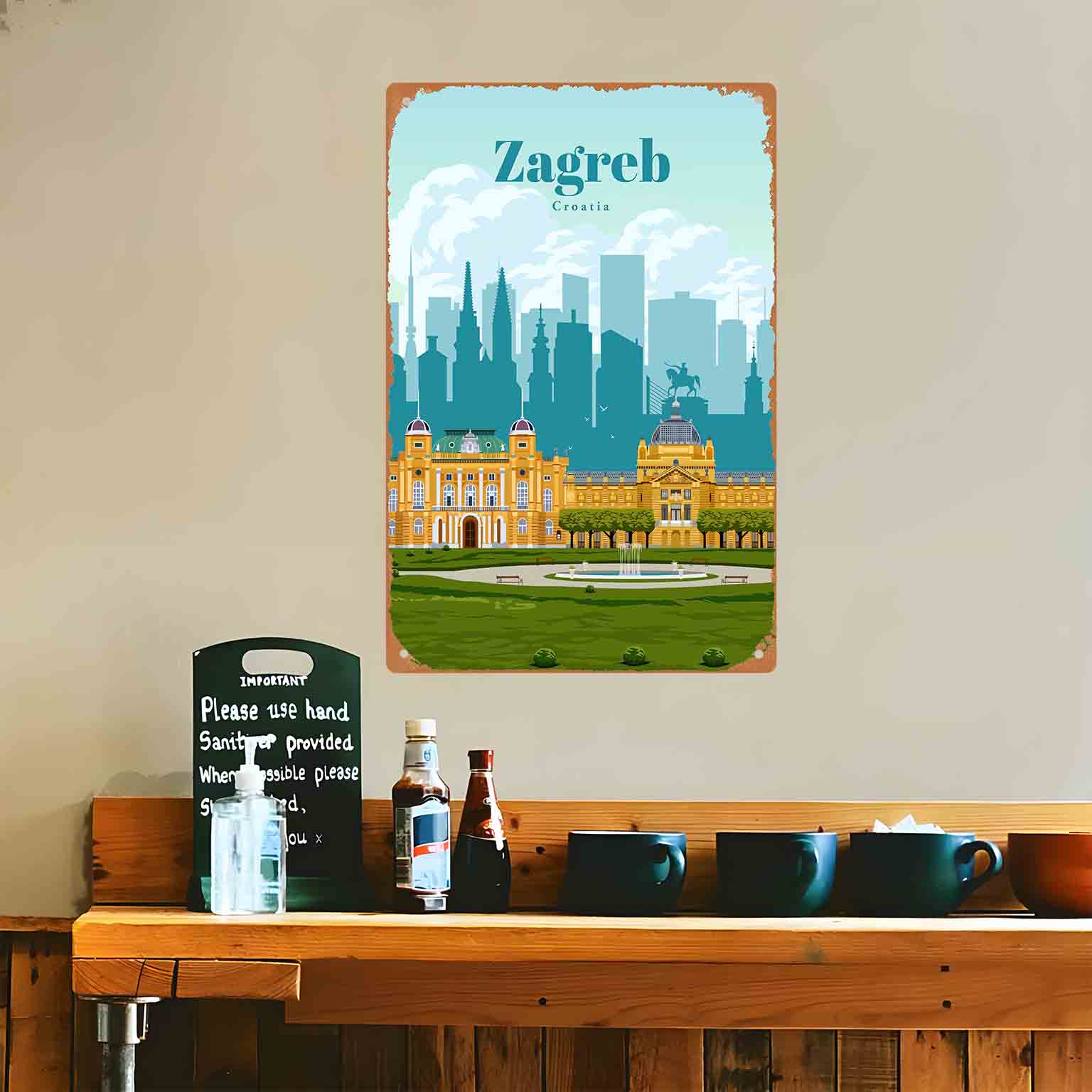 2D FLAT 1pc Zagreb Kroatië Sta - Home Decor Zagreb recensie en prijs