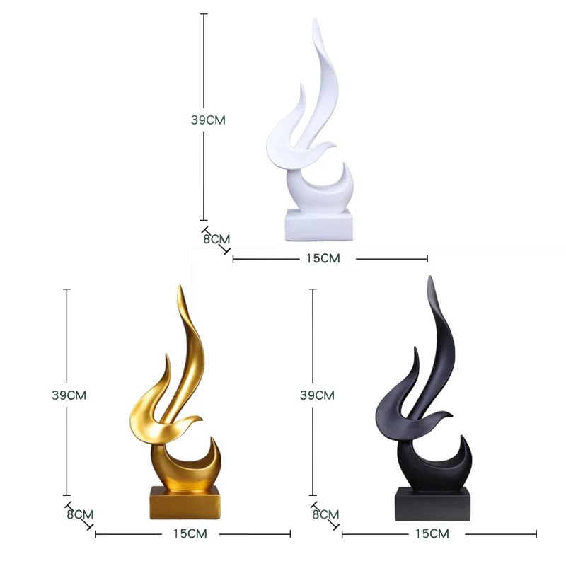 Creatieve Vlam Vogel Standbeel - Abstract Sculpture Resin recensie en prijs