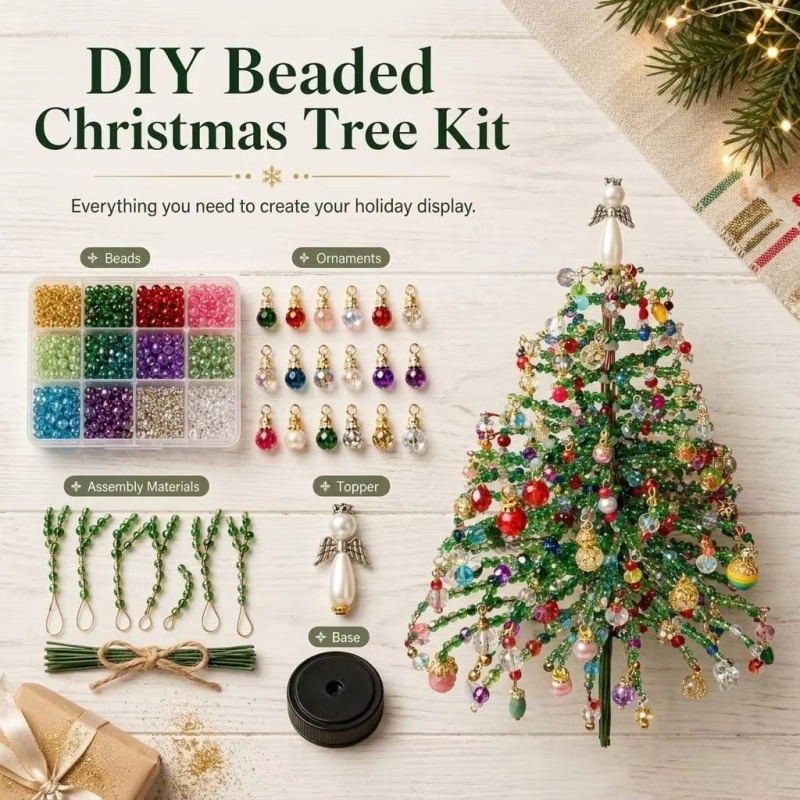 DIY Kerstboomset met Kristalle - Home Decor Xmas Gifts recensie en prijs