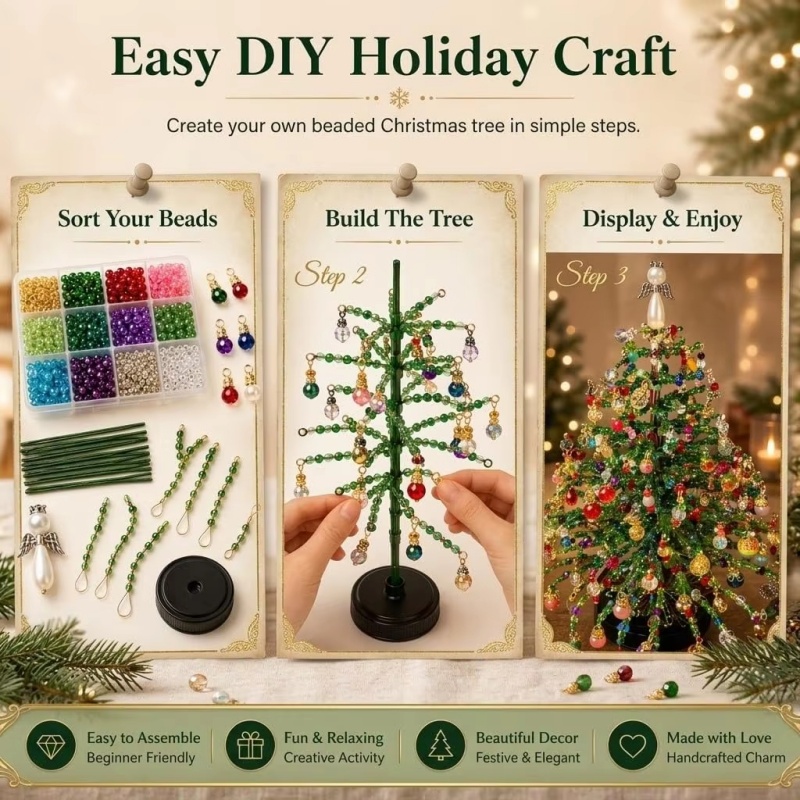 DIY Kerstboomset met Kristalle - Home Decor Xmas Gifts recensie en prijs