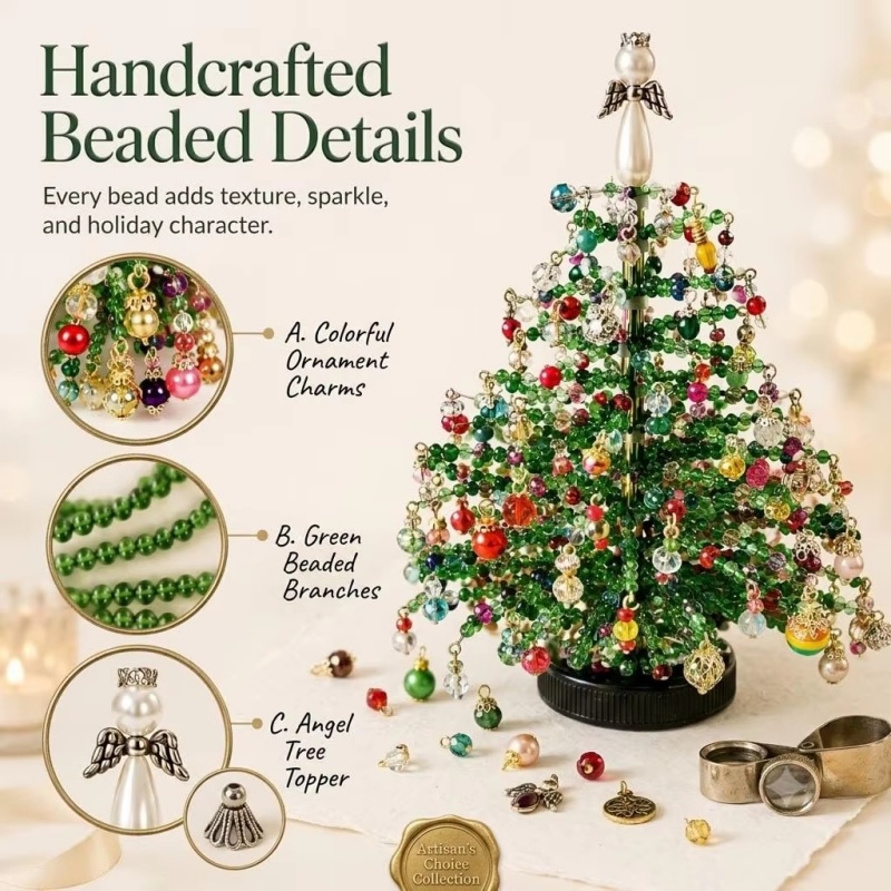 DIY Kerstboomset met Kristalle - Home Decor Xmas Gifts recensie en prijs