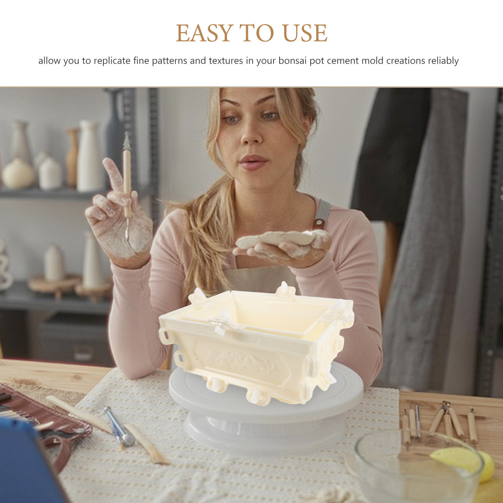 Plastic betonnen bloempotvorm, - Succulent Planter Pot recensie en prijs