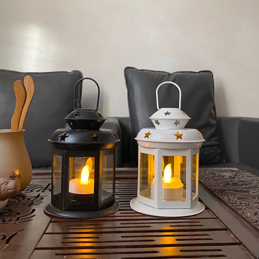 Hangende kaarslamp ornament gl - Home Decor Frames recensie en prijs