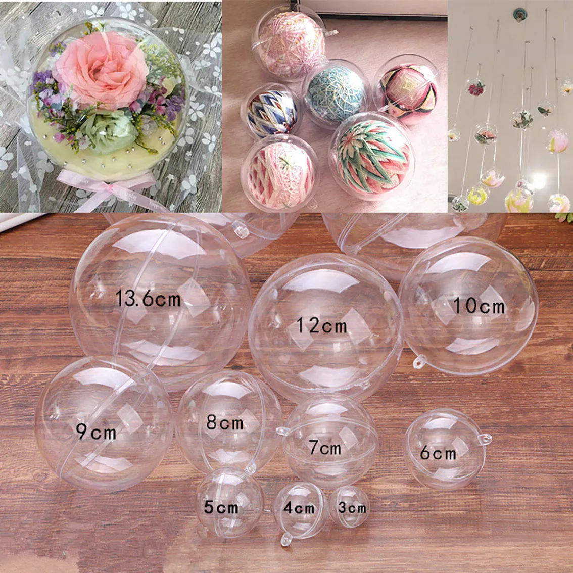 1-20CM Transparante Ballen Hol - Home Decor Xmas Gifts recensie en prijs