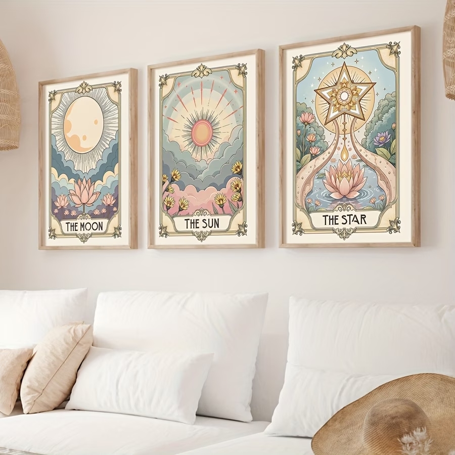 Moderne Boho Tarot Zon En Maan - Home Decor Nz recensie en prijs