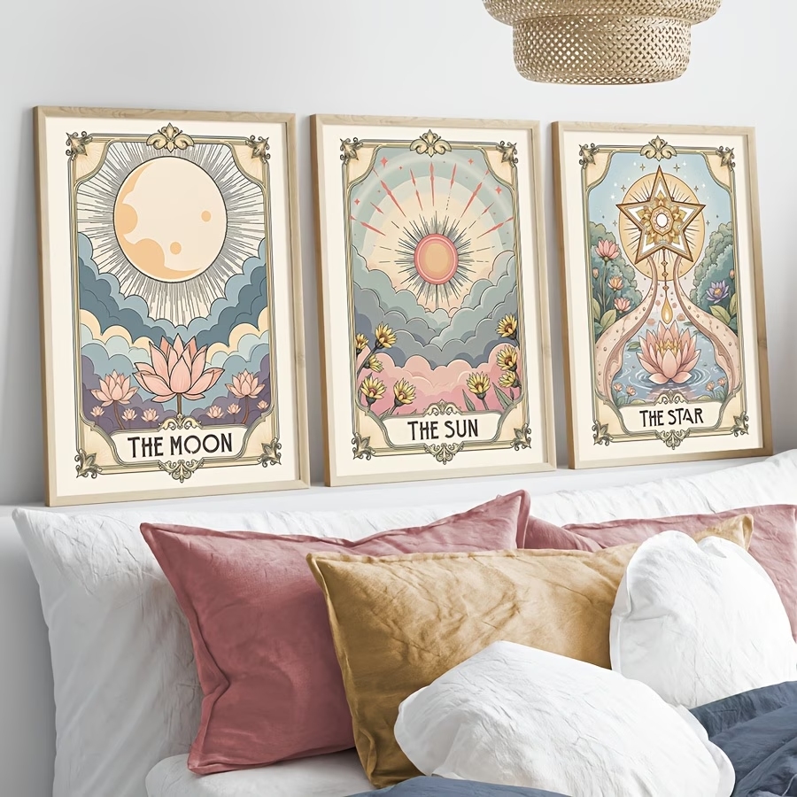 Moderne Boho Tarot Zon En Maan - Home Decor Nz recensie en prijs