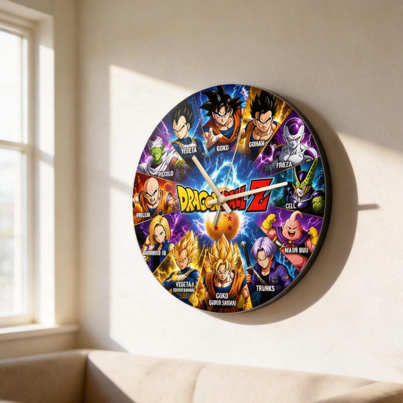 Dragon Ball Z Anime Ronde Wand - Wall Clock Silent recensie en prijs