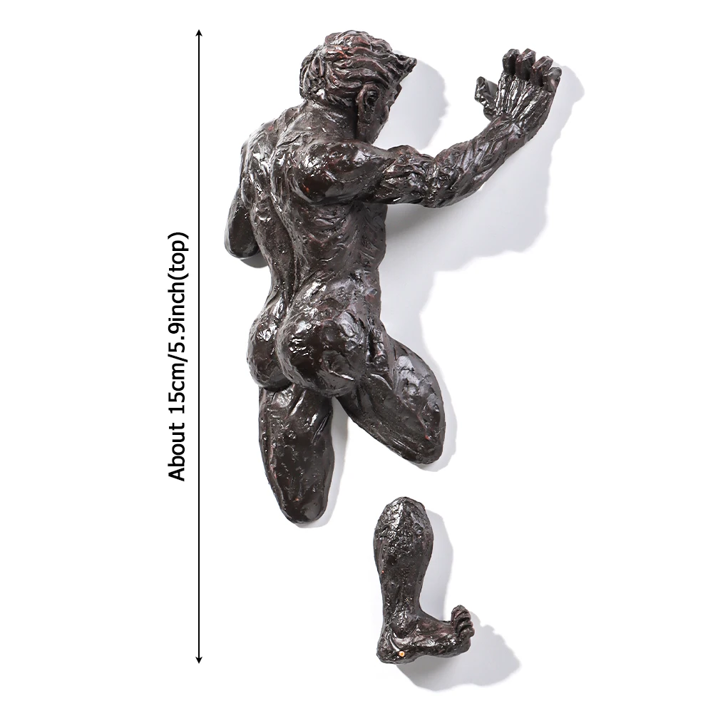 3D door muur figuur sculptuur  - Abstract Sculpture Resin recensie en prijs