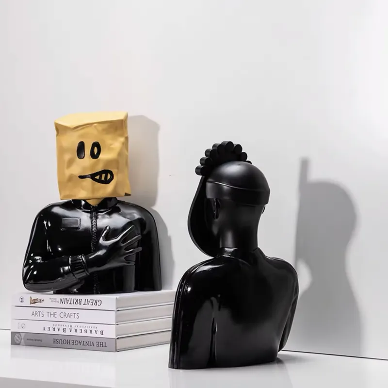 Modern creatief abstract gezic - Abstract Sculpture Resin recensie en prijs