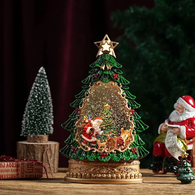 Sneeuwbol Muziekdoos Kerst San - Home Decor Xmas Gifts recensie en prijs