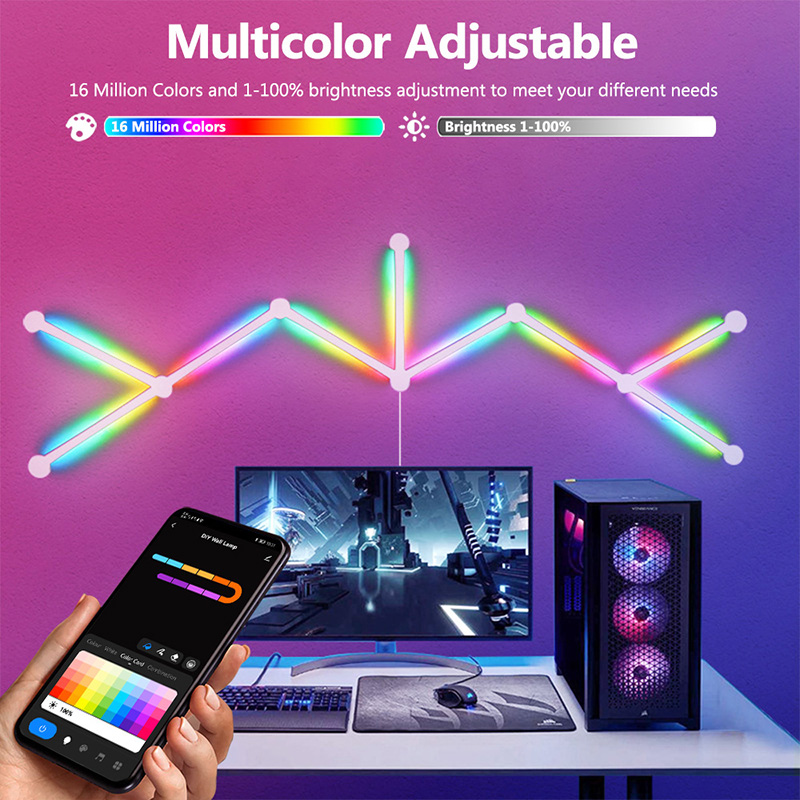 Slimme RGB-wandlamp, Bluetooth - Home Decor Rustic recensie en prijs