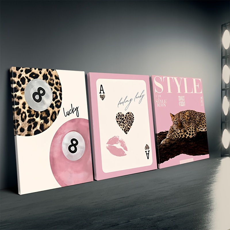 3 stuks luipaard- en cheetah-c - Home Decor Nz recensie en prijs