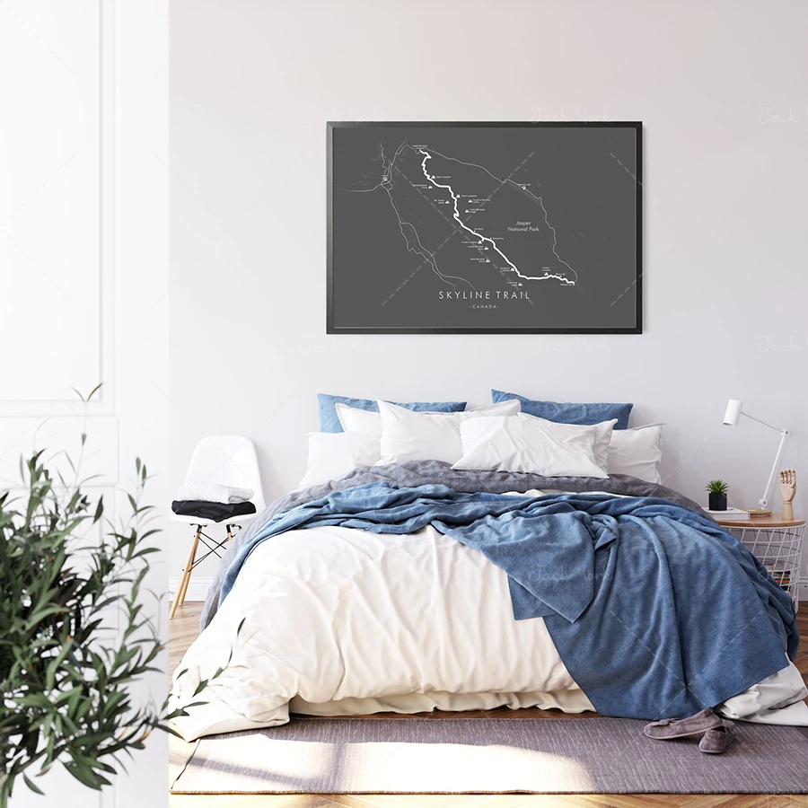 Skyline Trail Map, Canada Wand - Home Decor Canada recensie en prijs