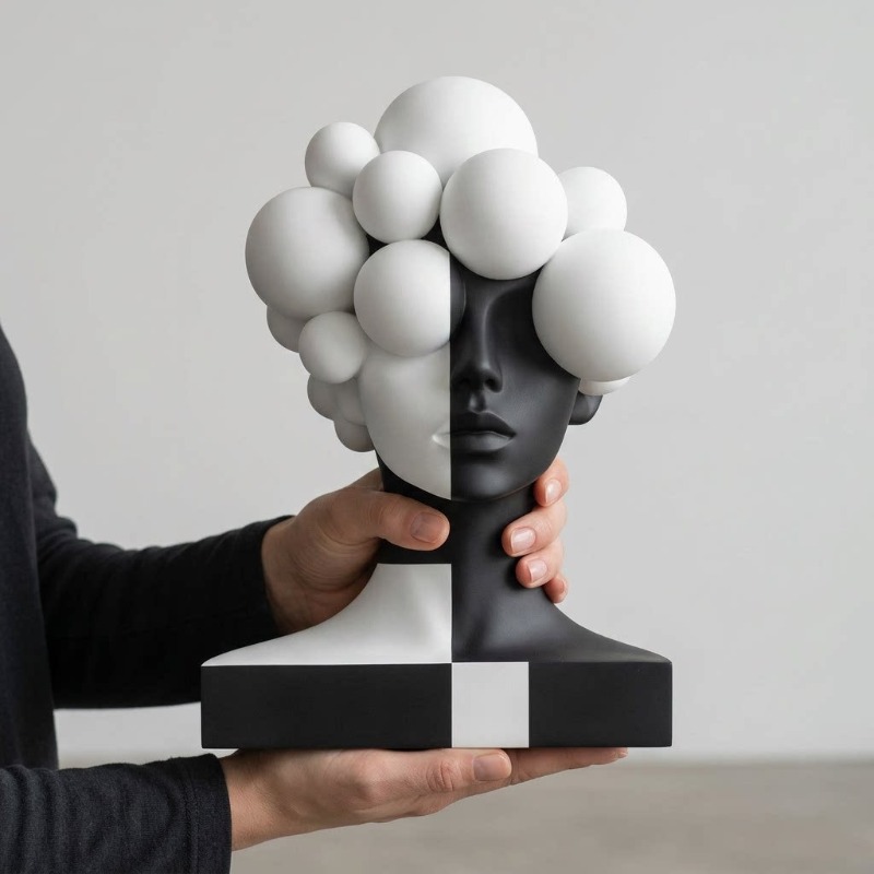 Moderne abstracte harsculptuur - Abstract Sculpture Resin recensie en prijs