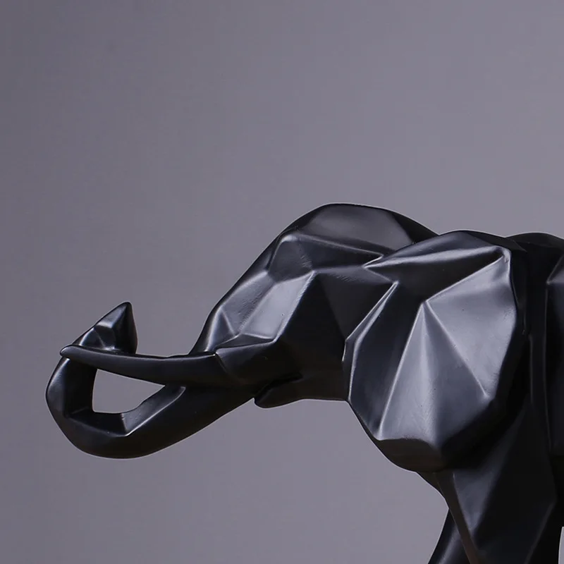 Creatief hars zwart olifant st - Abstract Sculpture Resin recensie en prijs