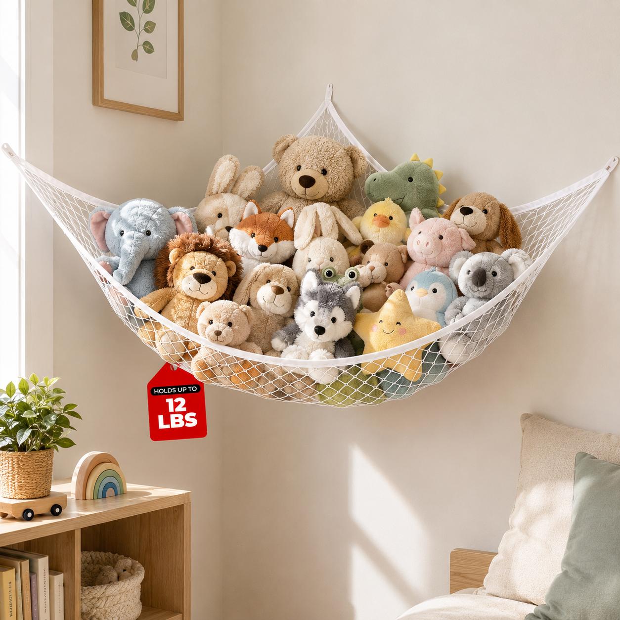 Mesh speelgoedopberghangmat Ha - Home Decor Rustic recensie en prijs