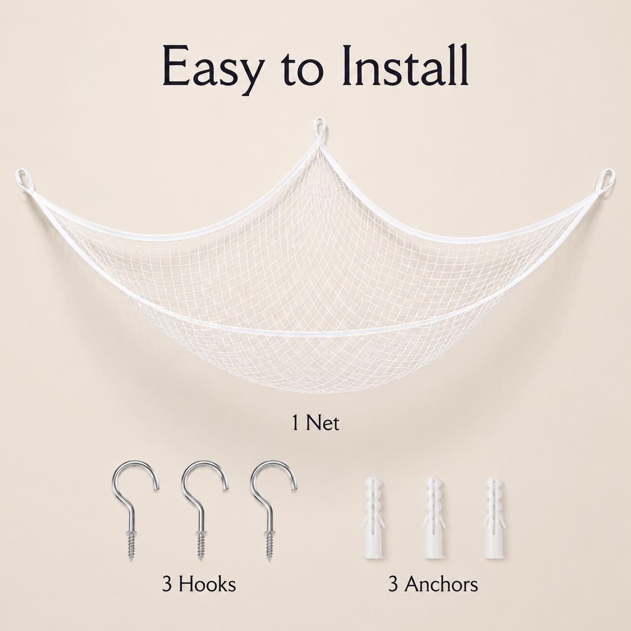 Mesh speelgoedopberghangmat Ha - Home Decor Rustic recensie en prijs