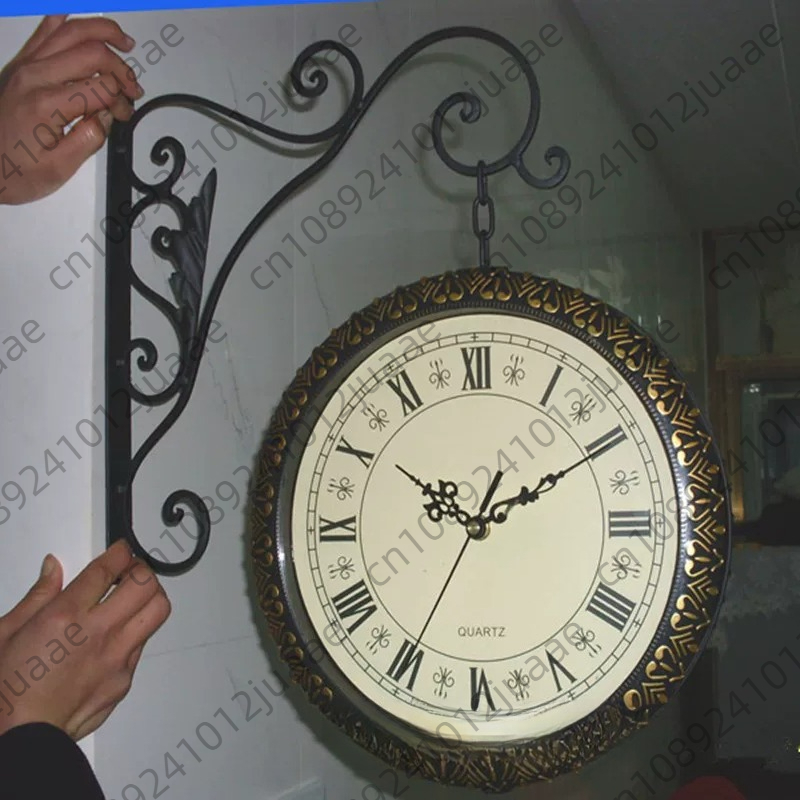 Huishoudelijke retro metalen d - Wall Clock Silent recensie en prijs