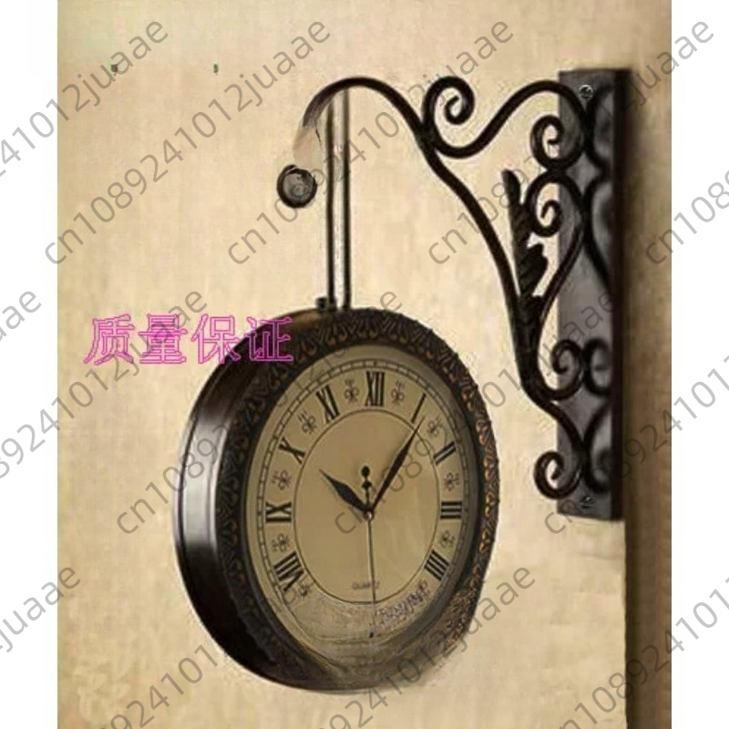 Huishoudelijke retro metalen d - Wall Clock Silent recensie en prijs