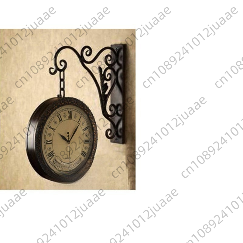 Huishoudelijke retro metalen d - Wall Clock Silent recensie en prijs