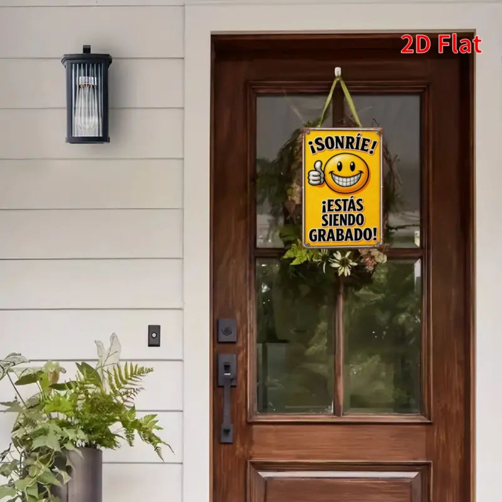 Tinbord - Glimlach, je wordt o - Home Decor Emoji recensie en prijs